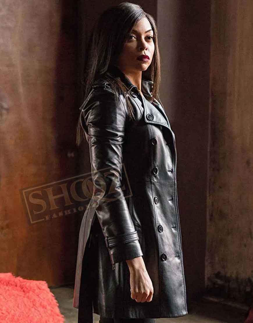 Proud Mary Taraji P.Henson Leather Coat